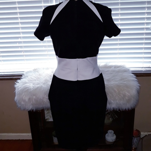 Antonio Melani black and white dress - Picture 3 of 5